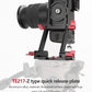 Reflex Camera CM-TE217 Z-Type Foldable Quick Release Plate Camera Mount Adapter for Tripod