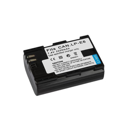 Reflex Camera LP-E6 Replacement Battery for Canon Cameras