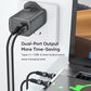 Reflex Power Universal PD65W and QC3.0 charger USB Type-C Quick Charge UK plug Black