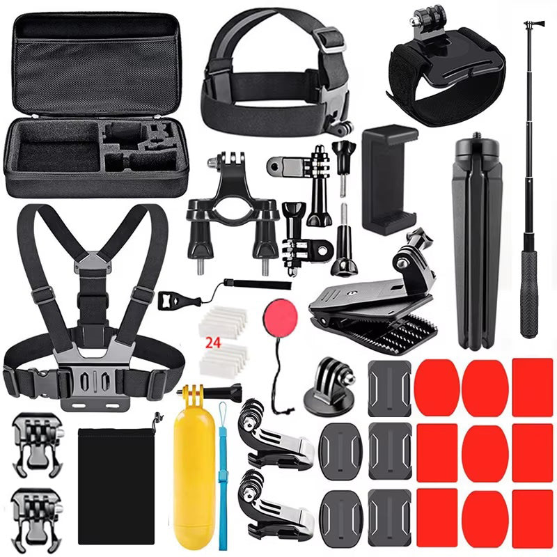 Reflex Camera 59 in 1 Action Camera Accessories Kit, compatible with GoPro Hero 9-13, DJI Osmo Action 2, 3, 4, Insta360 X2, X3, Akaso/Sony Sports Cameras and more