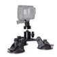 Reflex Camera CMS-X124-1 Removable Tri-Angle Suction Cup Mount – 9cm, Compatible with GoPro Hero 13-8 and Other Action Cameras