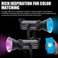 Reflex Camera CL-Y500RGB Professional 100W 14000 Lumens LED RGB COB Video Light