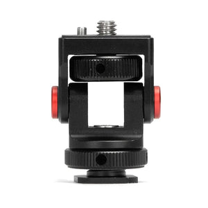 Reflex Camera BHM-TE277 360 Rotation Aluminum Alloy Mini Ball Head for Monitor, Action Camera, Phone and Led light with Cold Shoe