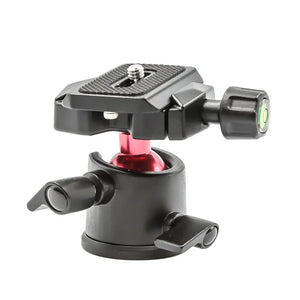 Reflex Camera BHM-BH190 Tripod Ball Head With 360 Degree Panoramic Rotate Quick Release Plate For Cameras