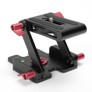 Reflex Camera CM-TE217 Z-Type Foldable Quick Release Plate Camera Mount Adapter for Tripod