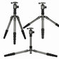 Reflex Camera TLS-TP431 Compact Aluminum Travel Tripod With Panoramic Ball Head For DSLR Cameras