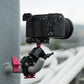 Reflex Camera CMA-TE260 Super Clamp With 1/4 and 3/8 Threaded Holes Compatible With Magic Arm For Phone Accessories